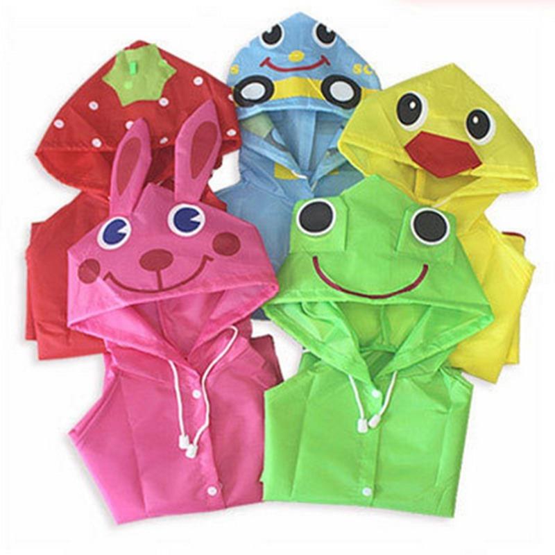 1 Stück Kinder Cartoon Regenmantel Kinder Regenbekleidung Niedlicher Baby Poncho Haushaltswaren Spielplatz Songkran Festival