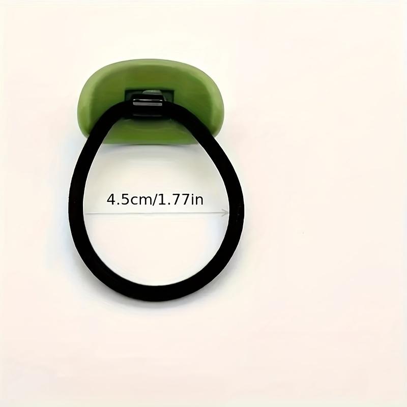 4Pcs Cute Candy Colored Rubber Band Hair Bands, Suitable for Casual Hairstyles, Sweet and Elegant Multifunctional Hair Cords