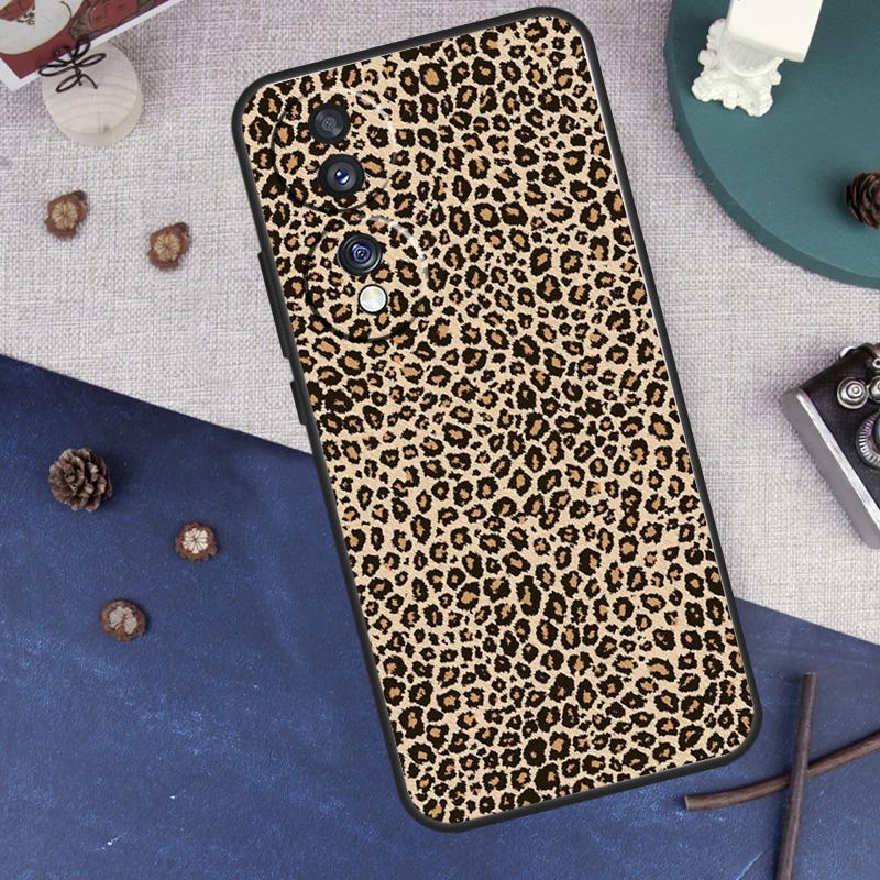 Leopard Print For Huawei Honor Magic 5 Lite X8 X9a 50 70 P40 P20 P30 Pro P50 Nova 9 5T P Smart 2021 Case