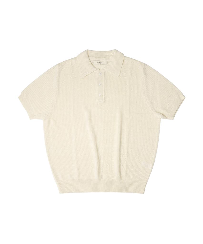 HALBKREIS LAYOUT T20040 Comfortable Collar Knit_Ivory