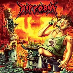 

CD RIFFOBIA - Laws Of Devastation SPR Athens Thrash A 2013 Greece Rock Used