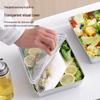 Food-Grade Stainless Steel Storage Box with Lid - Square/Rectangular Freezer Tray