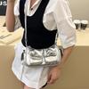 Multiple Pockets PU Leather Underarm Bag Y2K Women Handbag Sweet Bow Crossbody Bag Outdoor