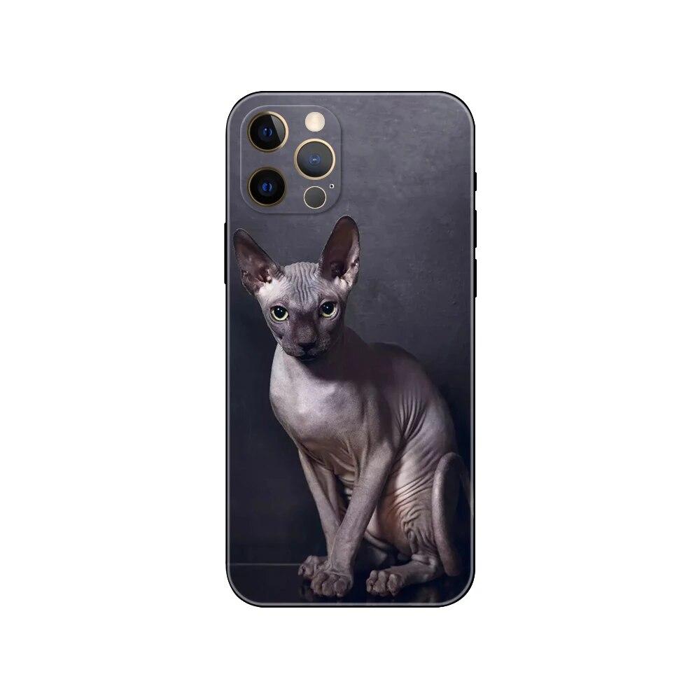 

Чехол для телефона с котом сфинксом для iPhone Samsung Galaxy Redmi Xiaomi Oppo OnePlus Note SA 7 8 9 10 11 12 13 14 20 21 22 23 53 54 Pro Max Plus Ultra TPU Soft Xiaomi Mi 10T Pro