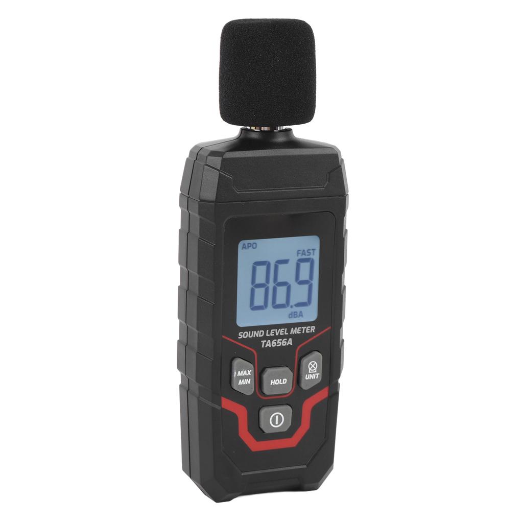 DB-Meter Schallpegelmesser Digitales Dezibelmeter 30,0 bis 130 dBA Bereich ±1,5 dB Genauigkeit Großer Bildschirm Tragbarer Schallpegelmesser