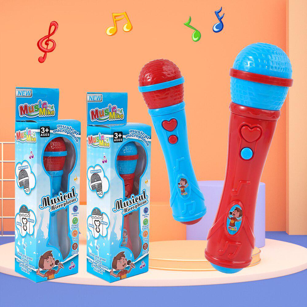 Children's Karaoke Toy Microphone Amplifier for Early Education and Music Play