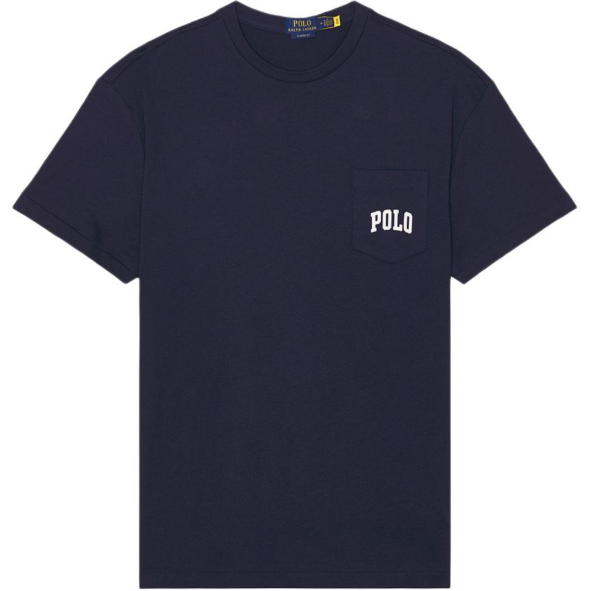 Polo Ralph Lauren Logo Crew Neck Short Sleeve T-Shirt Men T-Shirts Navy-Blue 710971769-001