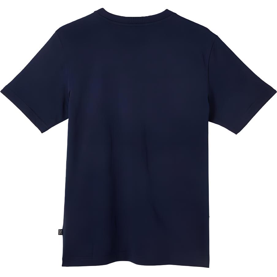 Puma Logo Print Casual Sports Crew Neck Short Sleeve T-Shirt Men Tops Navy-Blue 686393-06