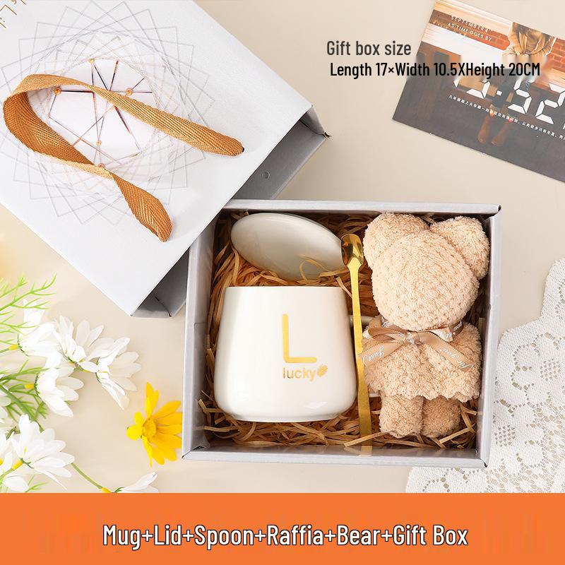 55° Constant Temperature Ceramic Mug Gift Set - Opening Event Custom Souvenir Cup