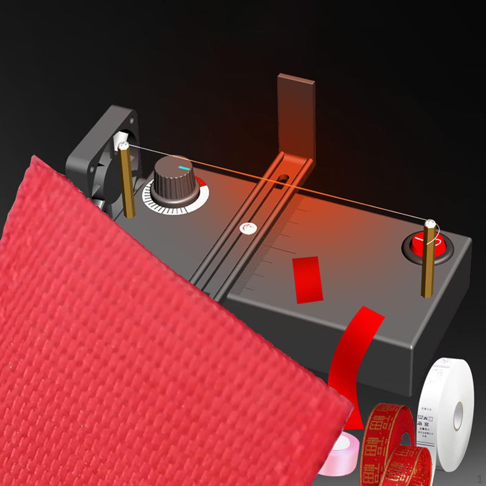 

Ribbon Cutter Machine Electric Rope for Braided Belt Webbing Home