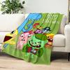 Cute cartoon art Happy T-Tree F-Friends Fliqpy Flannel warm comfort  soft plush blanket for sofa living room bedroom travel gift