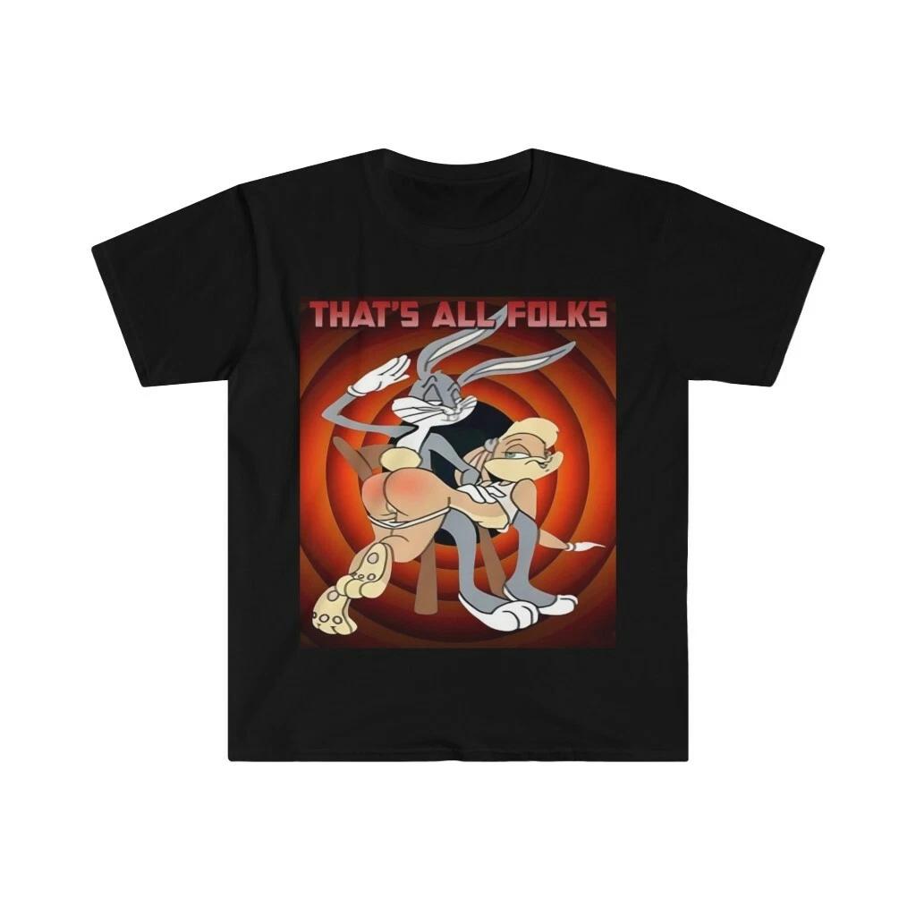 Soft cotton Shirt Bugs Bunny & Lola Bunny. Slap Butt XS