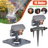 Automatic Oscillating Lawn Sprinkler 16 Hole Watering Device Adjustable Irrigation System for Home Garden Agricultural Irrigatio