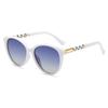New women's polarized sunglasses, UV-proof driving cat eye glasses, European and American fashion retro sunglasses