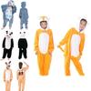 Stylish Animal Flannel Onesie Pajamas For Kids Soft Sleepwear Perfect For Home Lounging