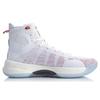 Li Ning YuShuai 13 Boom Slip Resistant, Abrasion Resistant, Lightweight High top Basketball Shoes Men's White Red ABAP031-1
