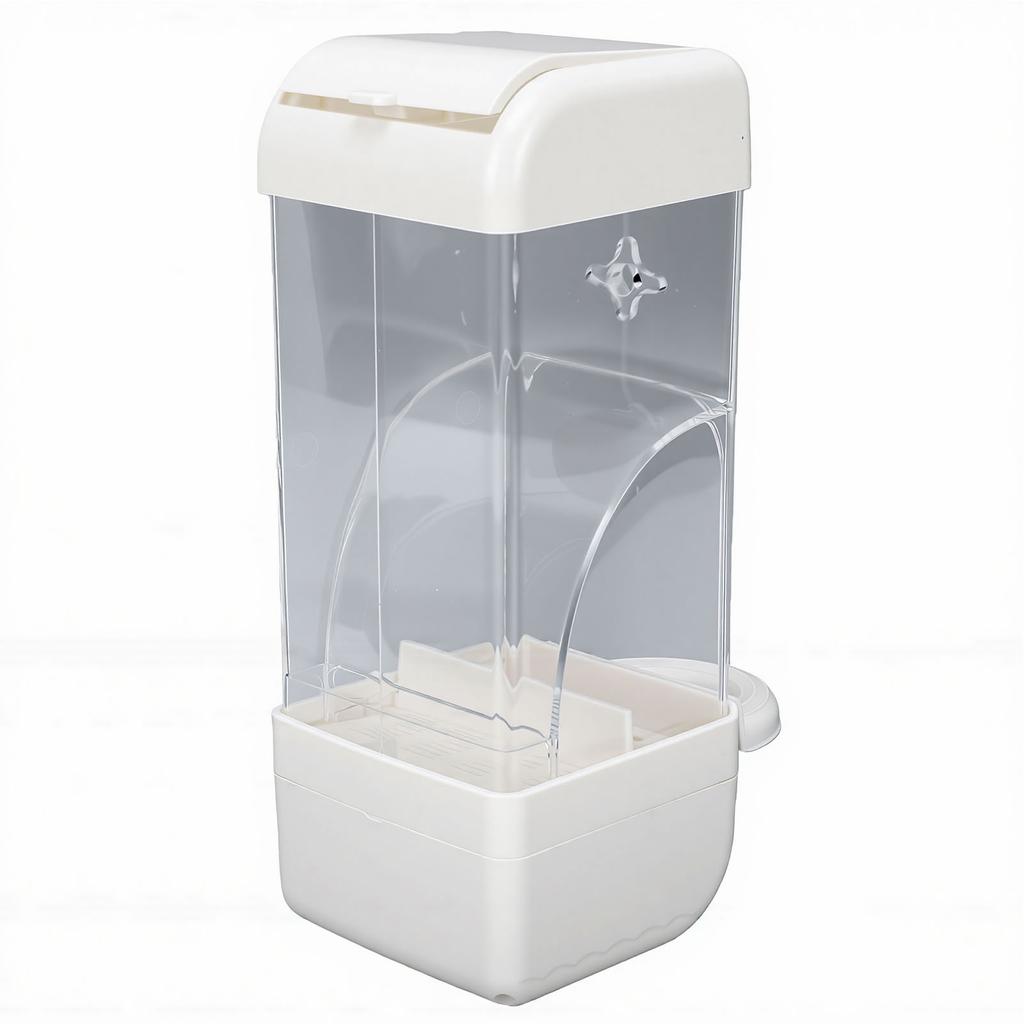 Bird Cage Feeder Squirrel Proof Parrot Feeder Food Dispenser Detachable Easy Refill Generous Storage