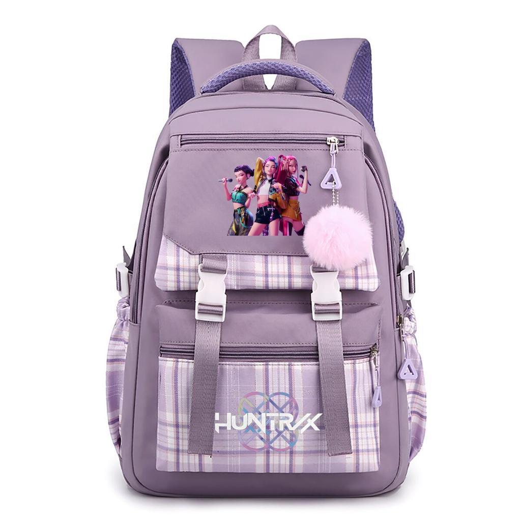 Trend Korean Version Of Large-Capacity Backpack, Animation Printing, Primary And Secondary School Schoolbag