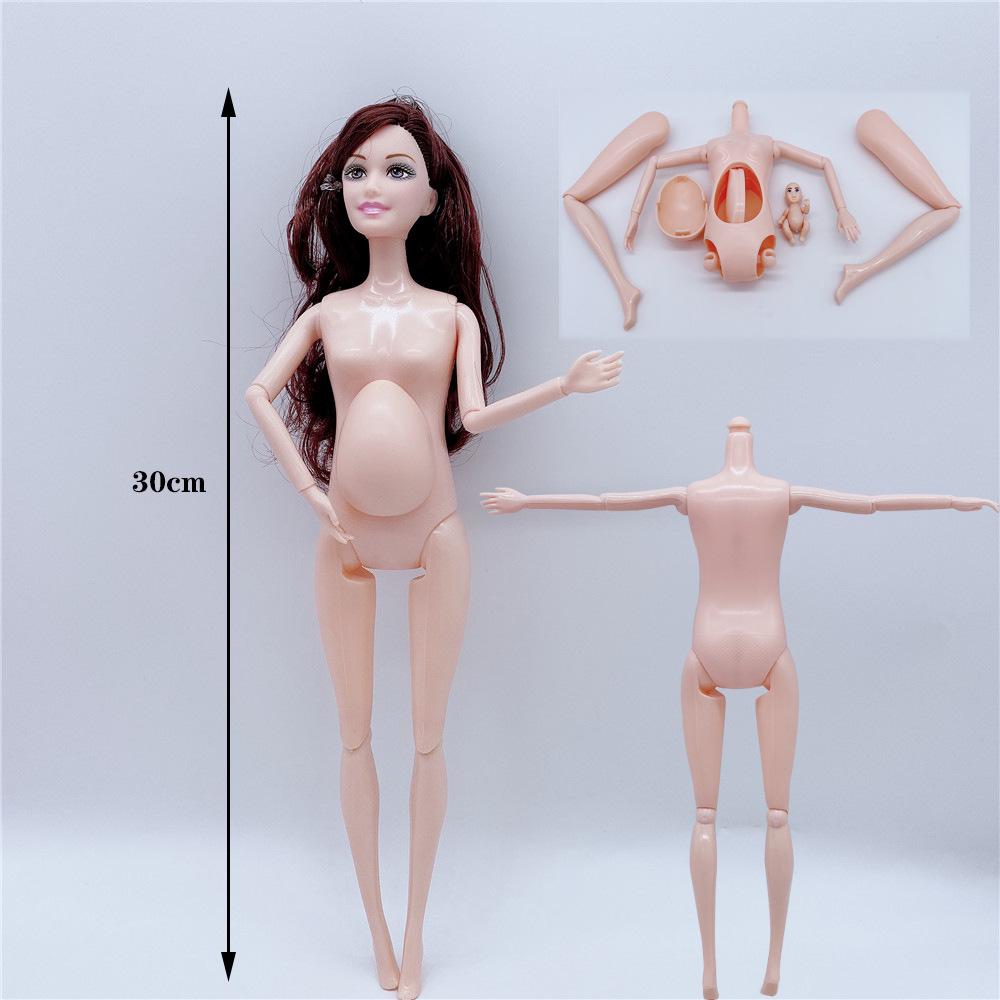 Pregnant Barbie Doll with Baby, Family of Five Set, Perfect Playhouse Gift for Kids
