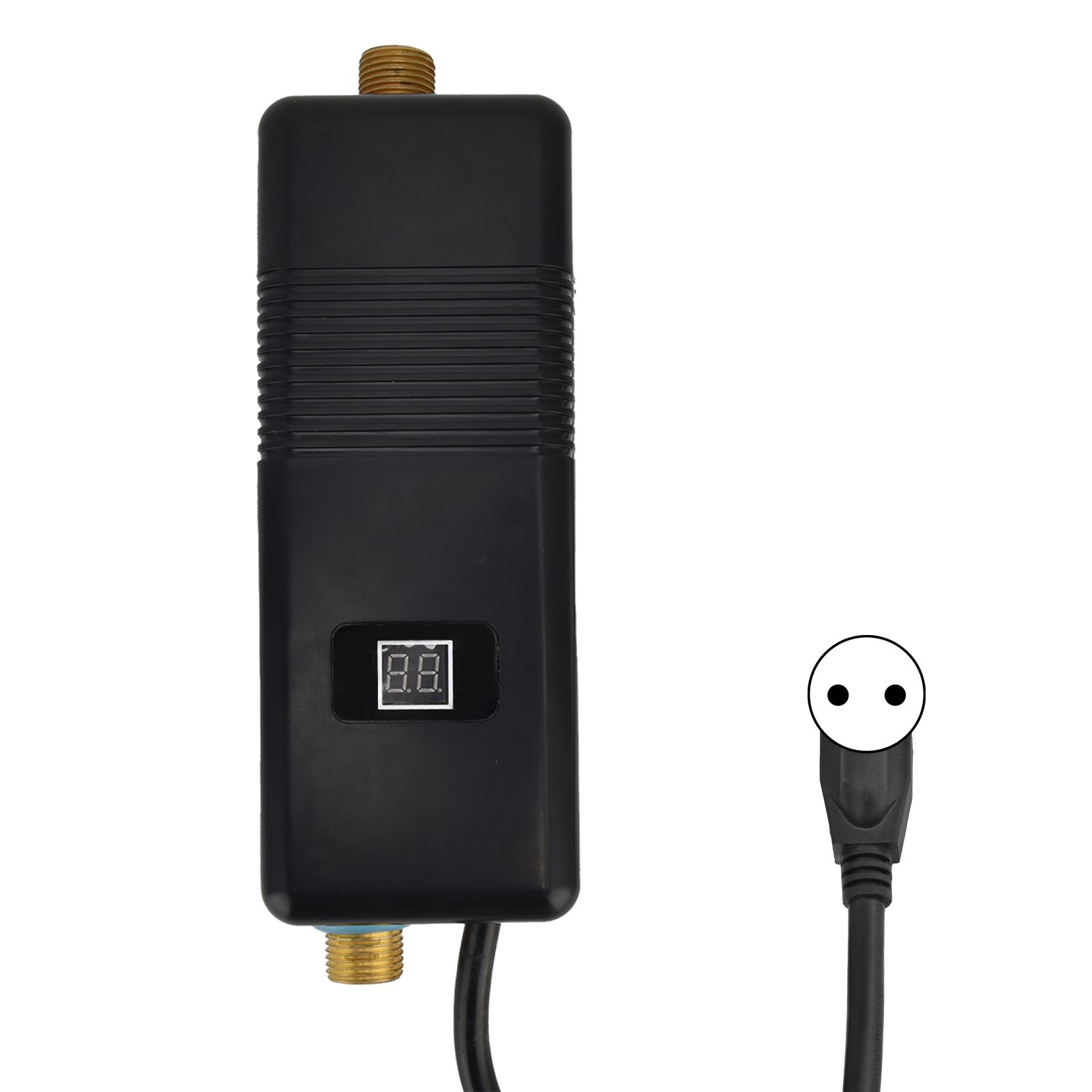 

3500 Вт мгновенный водонагреватель электрический нагревательный аппарат для ванной комнаты кухни автофургона кемпинга черный AU 220 В