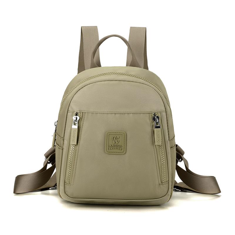 New Nylon Backpack Women's Fashion Casual Shopping Lightweight Backpack Versatile Foreign Style Student Schoolbag Women's Bag