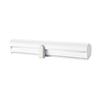 Reusable Food Wrap Dispenser with Cutter Sliding Cling Film Divider, Aluminum Dispenser, Paper