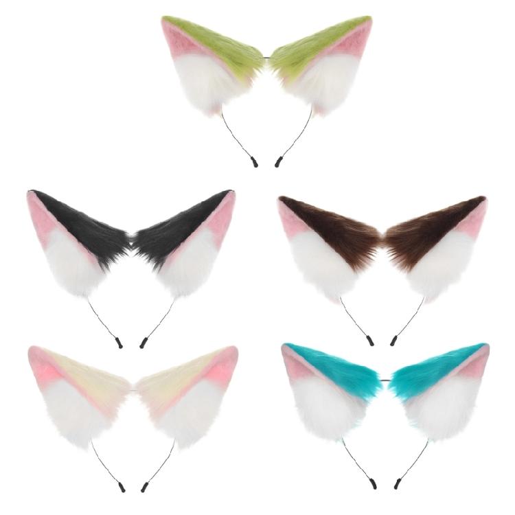 Lightweight Kitten Ears Hairband Cosplay Headbands Ideal for Coser Conventions and Themed Event
