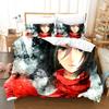 3D Printed Anime Attack On Titan AOT 2/3pcsBedding Set Duvet Cover Double Twin Full Queen King Adult Kids Bedclothes Quilt Cover