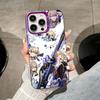 HSR Serval Purple Translucent Mobile Phone Case for iPhone 17 16 15 14 13 12 11 X XR XS Air Pro Max Plus Colorful Cover
