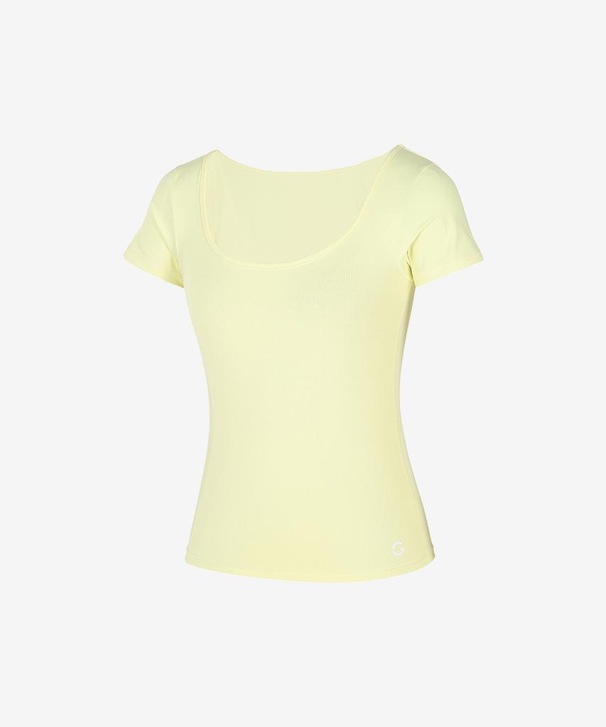 GRANDE LINE Elsoft Square Neck Short Sleeve