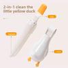 Cartoon Cute Duck Bathroom Hair Wall-mounted 2-in-1 Household Can Shovel Stain Cleaning Dirty Cleaning Clip