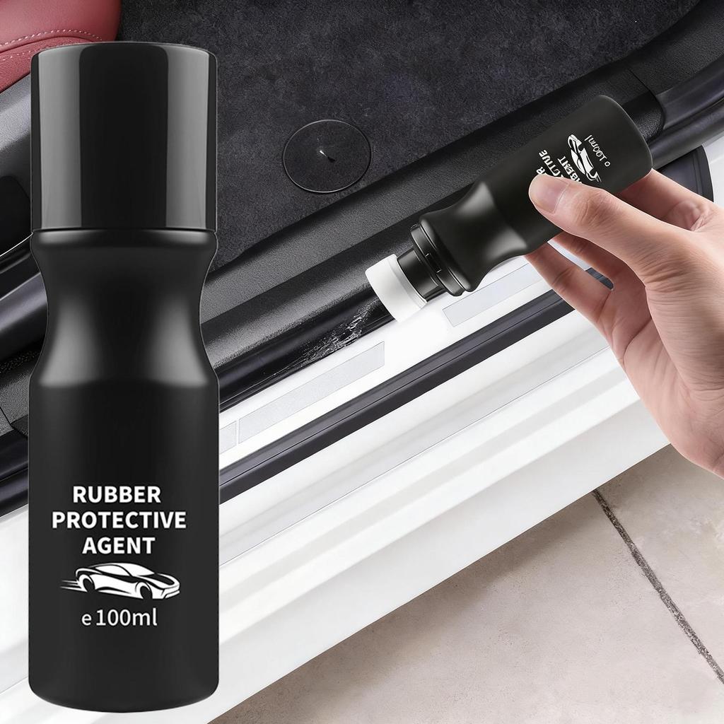 Rubber Protectant 100ml Lubricant Protectant Exterior Rubber Restorer For RV Car Interior Tire Windshield Window Exterior Door