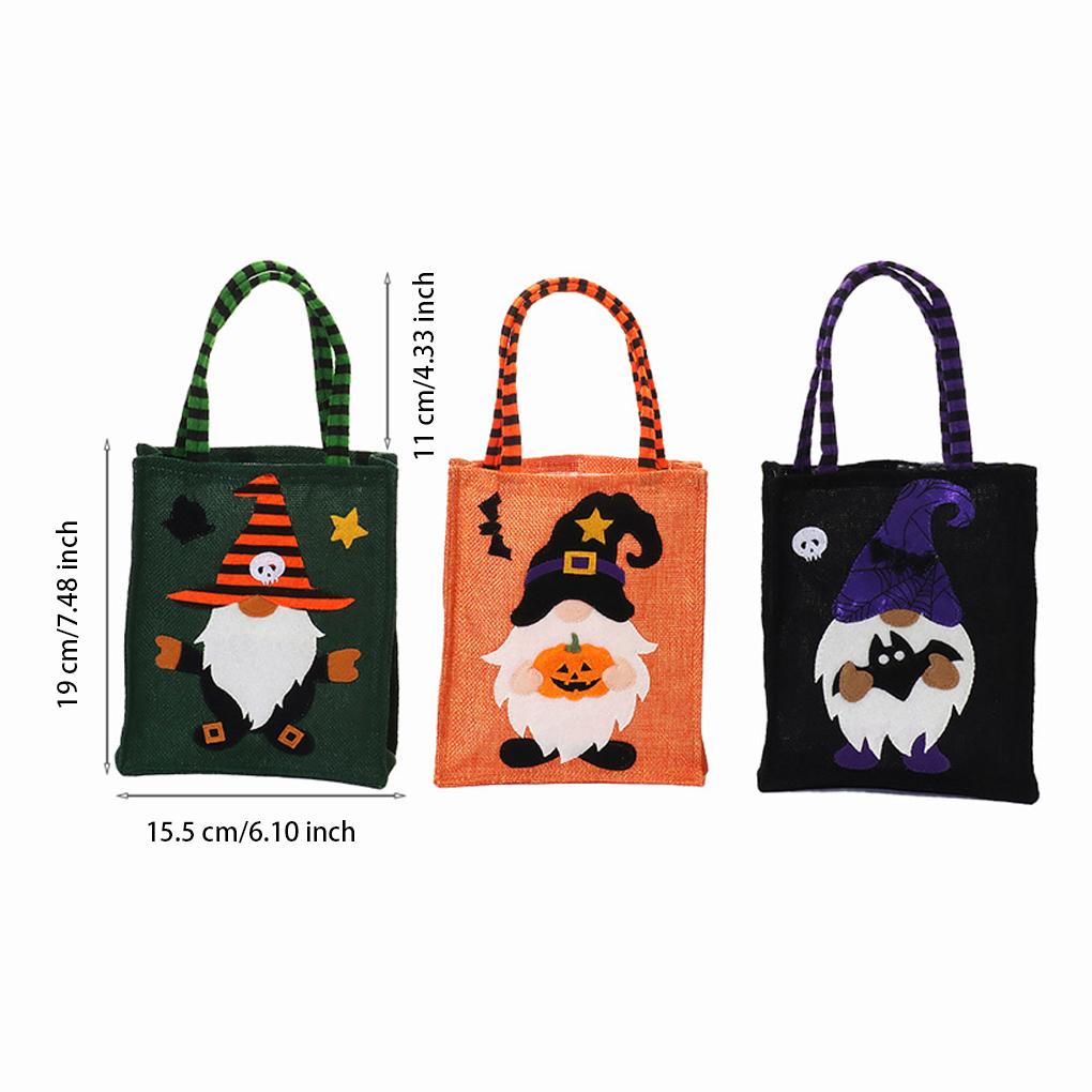Halloween Gifts Bag Party Art Atmospheres Adults Snack Handbag Decorative Pack Non-woven Fabric Packaging Sack Supply