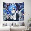 Re ZERO Anime Rem Tapestry Wall Hanging Blanket Tapestry Home Decor Items Wall Decorations