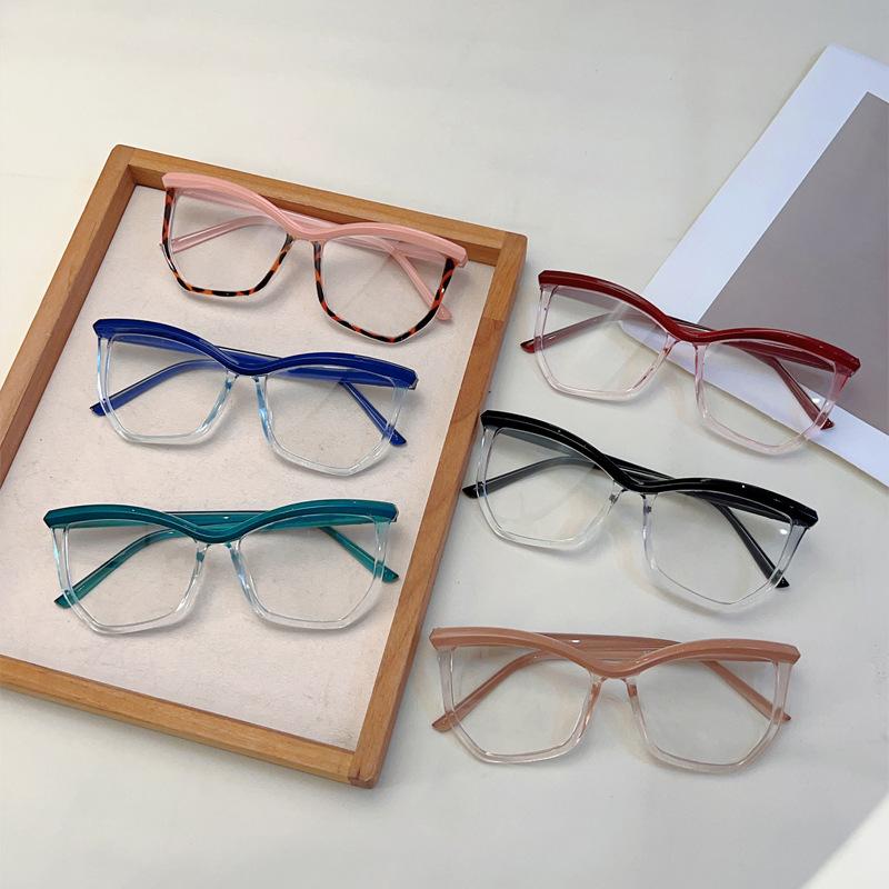 Vintage Anti-Blaulicht Optische Sexy Katzenaugenbrille für Damen Weiblich Luxusmarke Designer Brillenrahmen