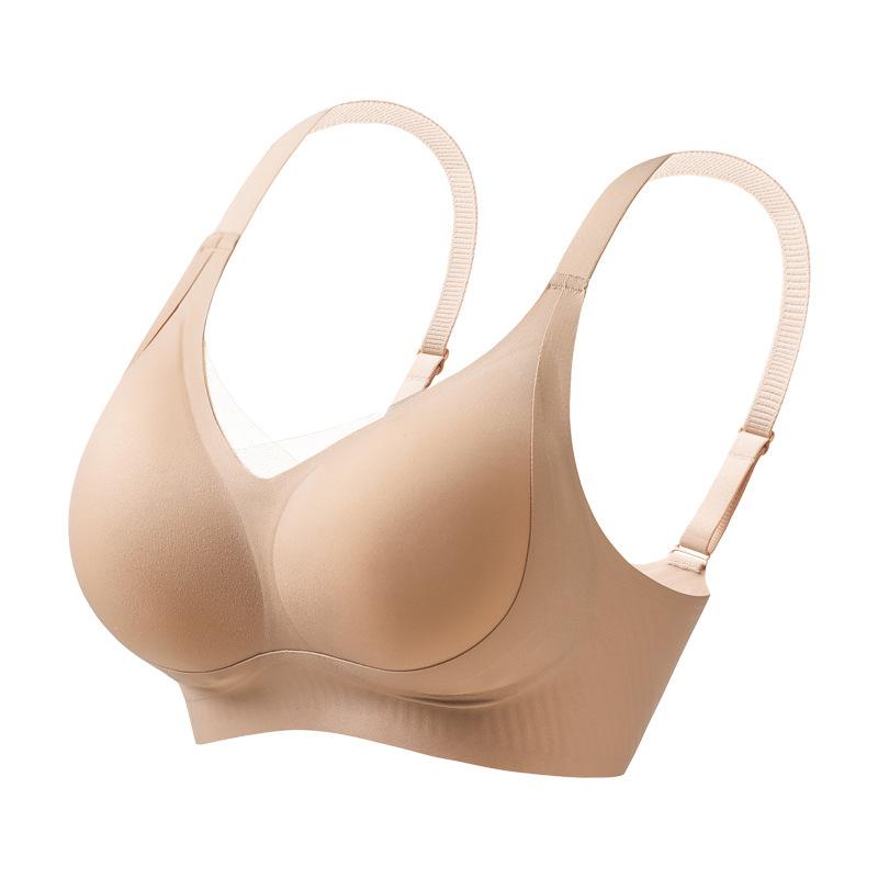 Traceless lift, upper support, soft support, anti-sagging, no steel ring, double breasts, comfortable bra cover