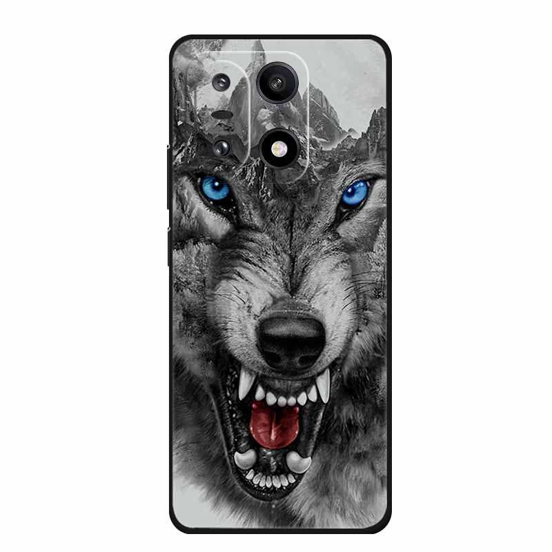 For OnePlus 15 5G Case Black TPU Cool Wolf Animals Silicone Phone Cover For OnePlus 15 2025 Protection Shells CPH2745 Coque Para
