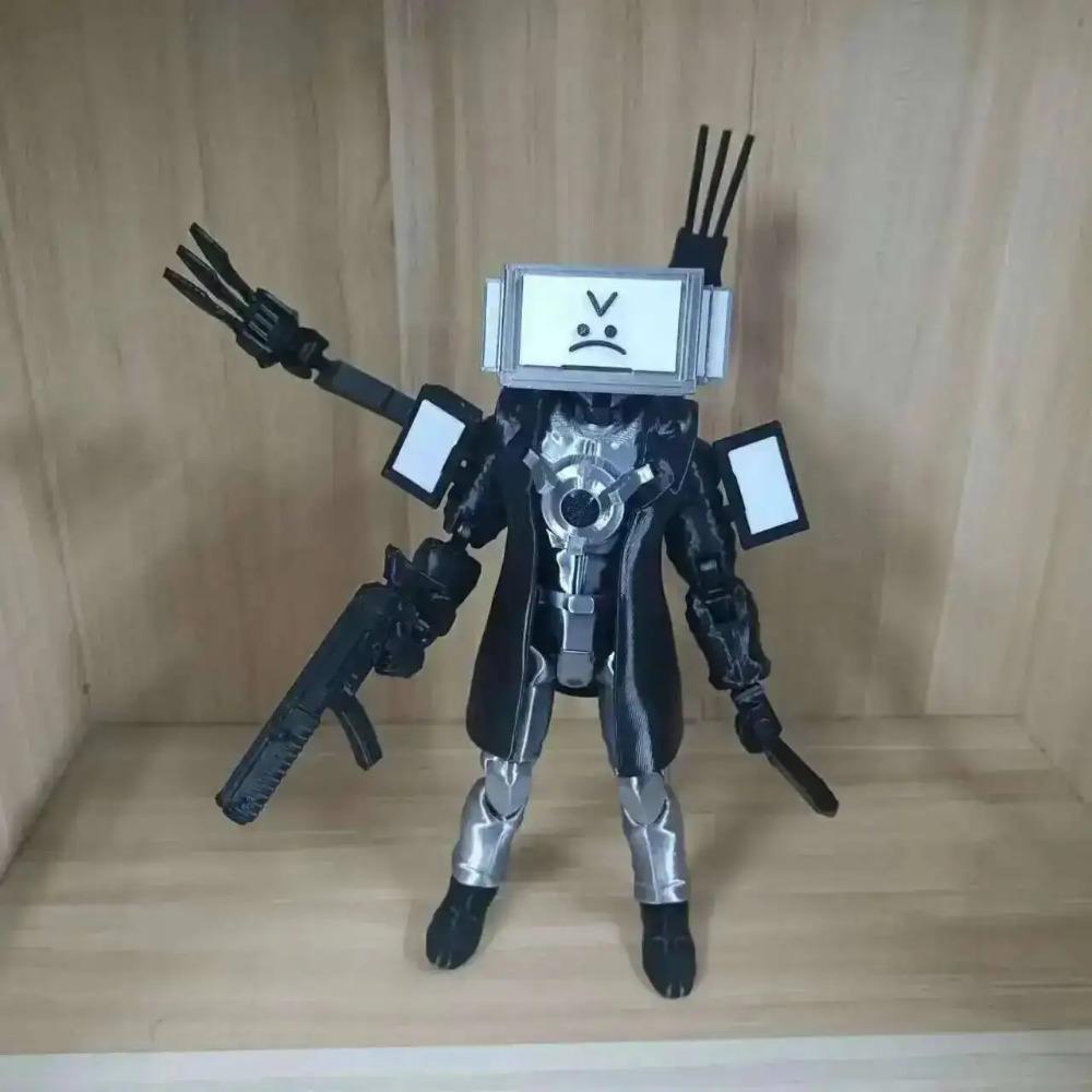 Skibidi Toilet Action Figure Toy Dummy 13 Skibidi Toilet Articulated Figure G Man TV Man Woman Speakerman Tvman Gman Figurine