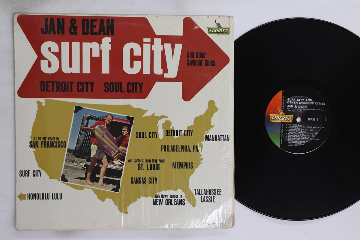 

LP Record JAN DEAN Surf City And Other Swingin Cities LRP3314 LIBERTY 1963 US Rock Used