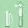 Portable Handheld Fan 3 in 1 Foldable Mini Fan with Power Bank USB Rechargeable Desk Fan Cute Cat Ear Design 3 Speeds Personal C