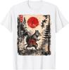 Samurai Squirrel Japanese Vintage Funny Gifts Graphic Art T-Shirt