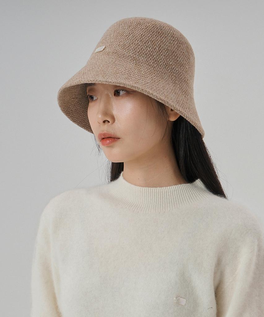 Aheule Lune Felted Wool Bucket Hat4_Beige
