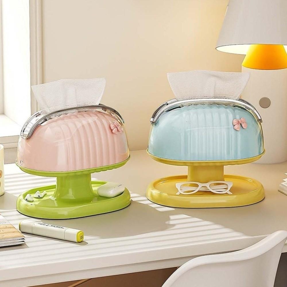 With Shelf Paper Towel Case Dust-Proof Napkin Holder Paper Towel  Dispenser  Office