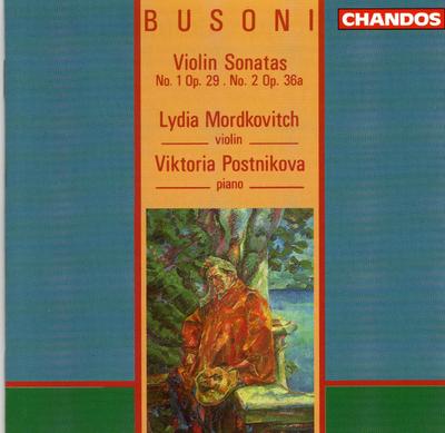CD BUSONI, MORDKOVITCH; POSTNIKOVA - Violin Sonatas 1 & 2  CHAN8868 Chandos 1991 UK Classical Used