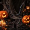Cosplay Demon Horns Headwear Gothic Cow Horn Hair Hoop Halloween Devil Headband  Photo Props