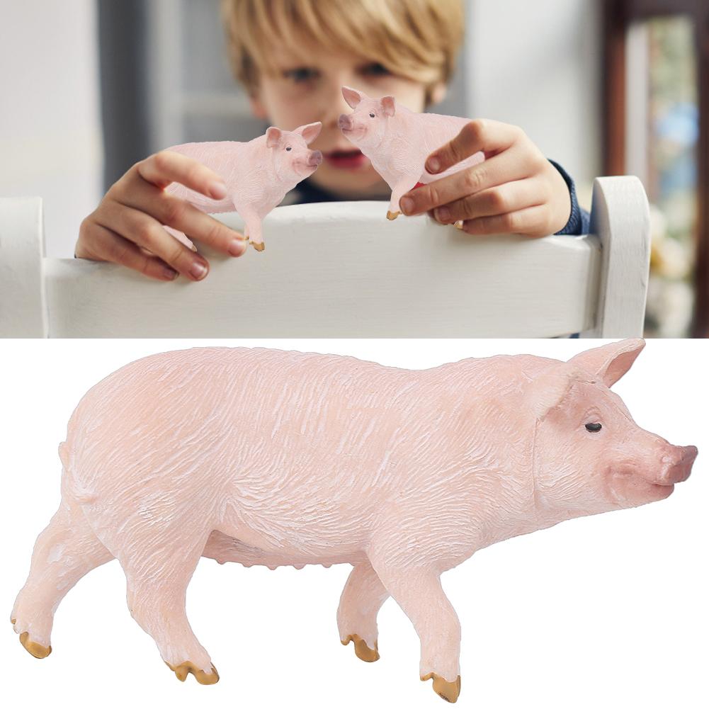 Kid Educational Toy Cute Animal Model Simulation Pig Miniature Home Decor