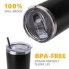 Reusable replacement lid 2-pack Yeti tumbler similar diameter 3.2 inches spill-resistant 20 10 ounces AICMEI Lid-20OZ