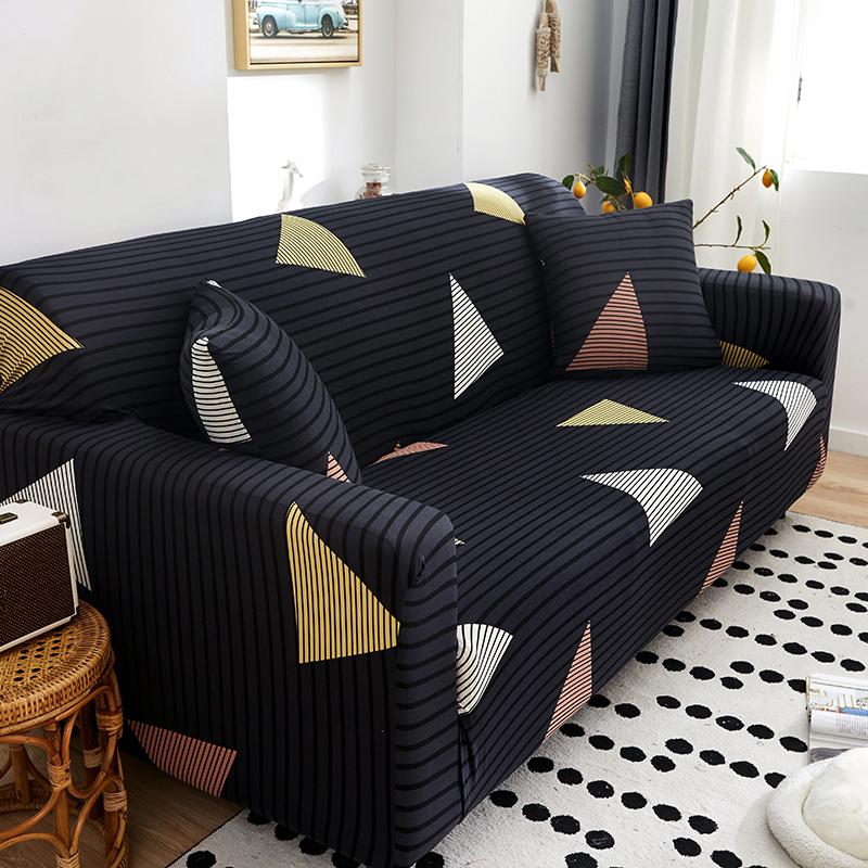 Printed Sofa Slipcover Stretch Sofa Covers For Living Room Pets Kids Chair Couch Cover I Shape Corner Sofa Anti-Cat Scratch