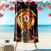 Sg Dynamo Dresden Print Beach Towel, Large Soft Quick Dry Towel for Beach Camping Swimming