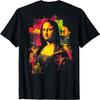 Abstract Graffiti Art Mona Lisa Back Printed T-Shirt